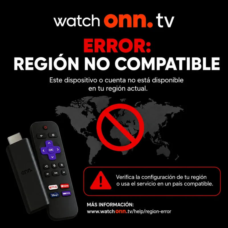 Configuracion de Onn TV